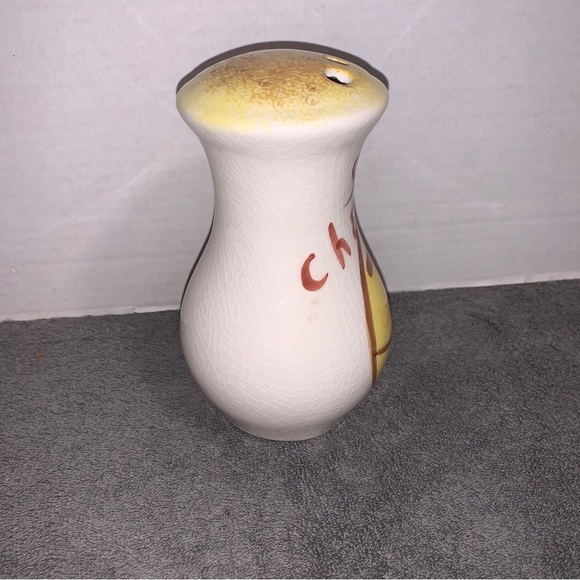 Vintage Pottery Parmesan Cheese Dispenser Shaker MCM - 6” Tall - Picture 2 of 7
